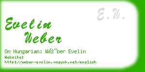 evelin weber business card